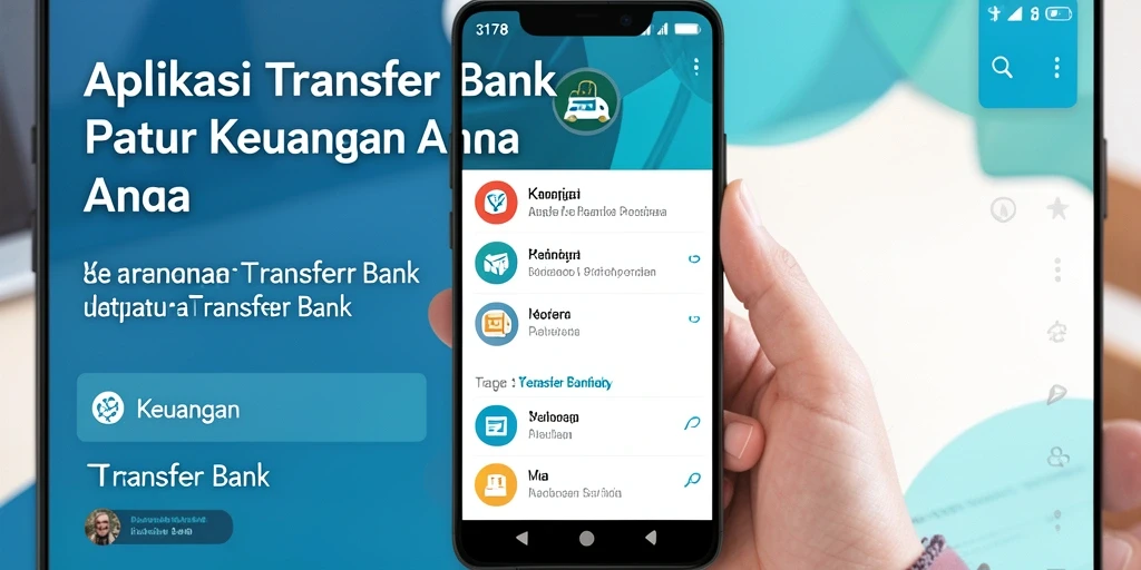 Tampilan antarmuka aplikasi Transfer Bank 3178 yang modern dan sederhana