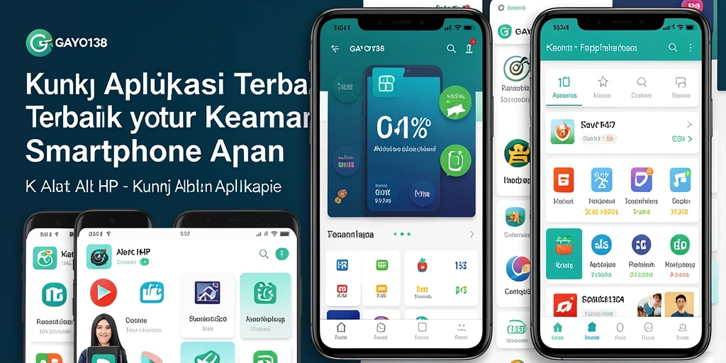 Antarmuka GAYO138 yang menarik dan fungsional sebagai kunci aplikasi.